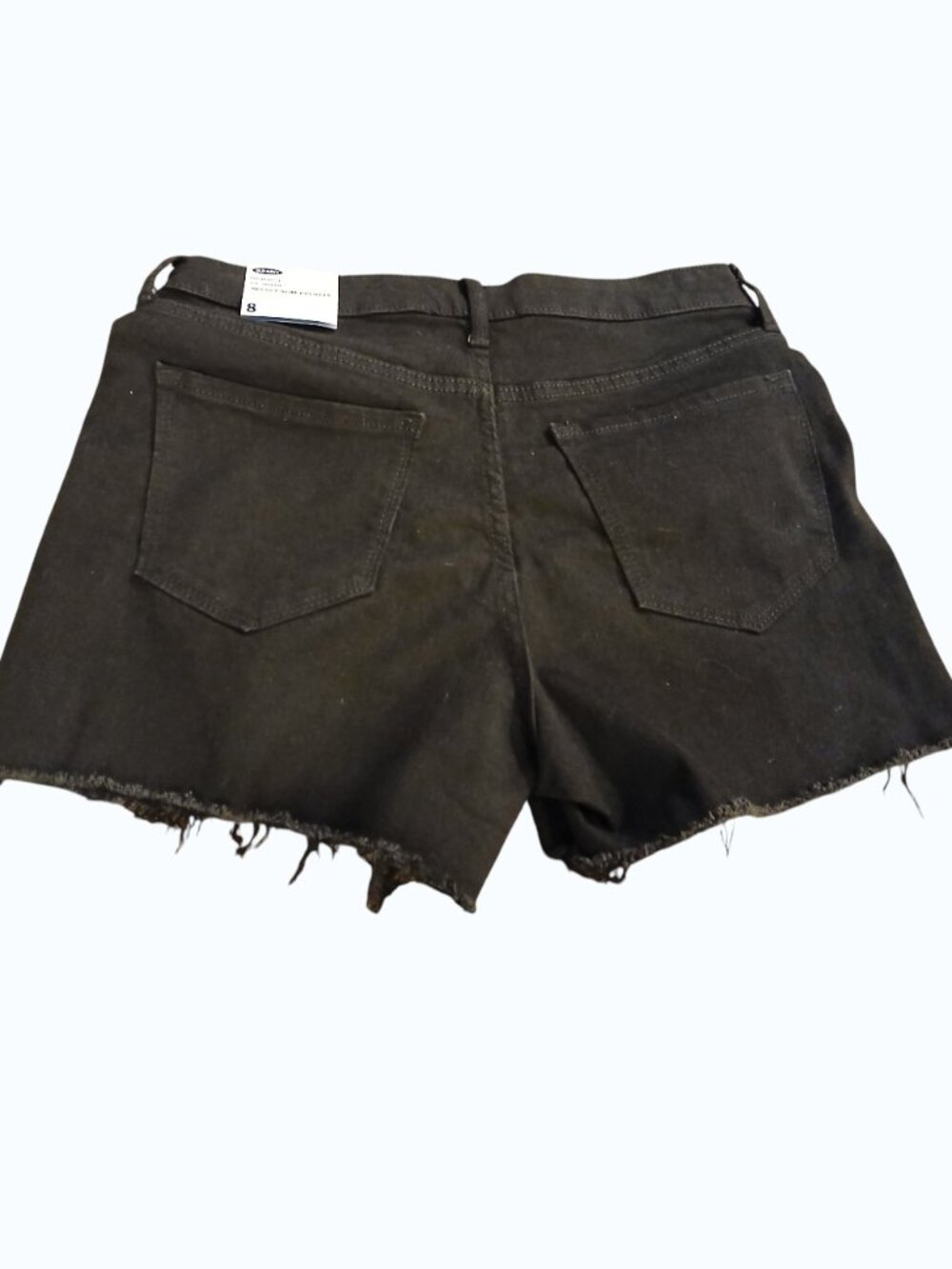 NWT OLD NAVY Black Denim Button Fly Shorts - Picture 6 of 10